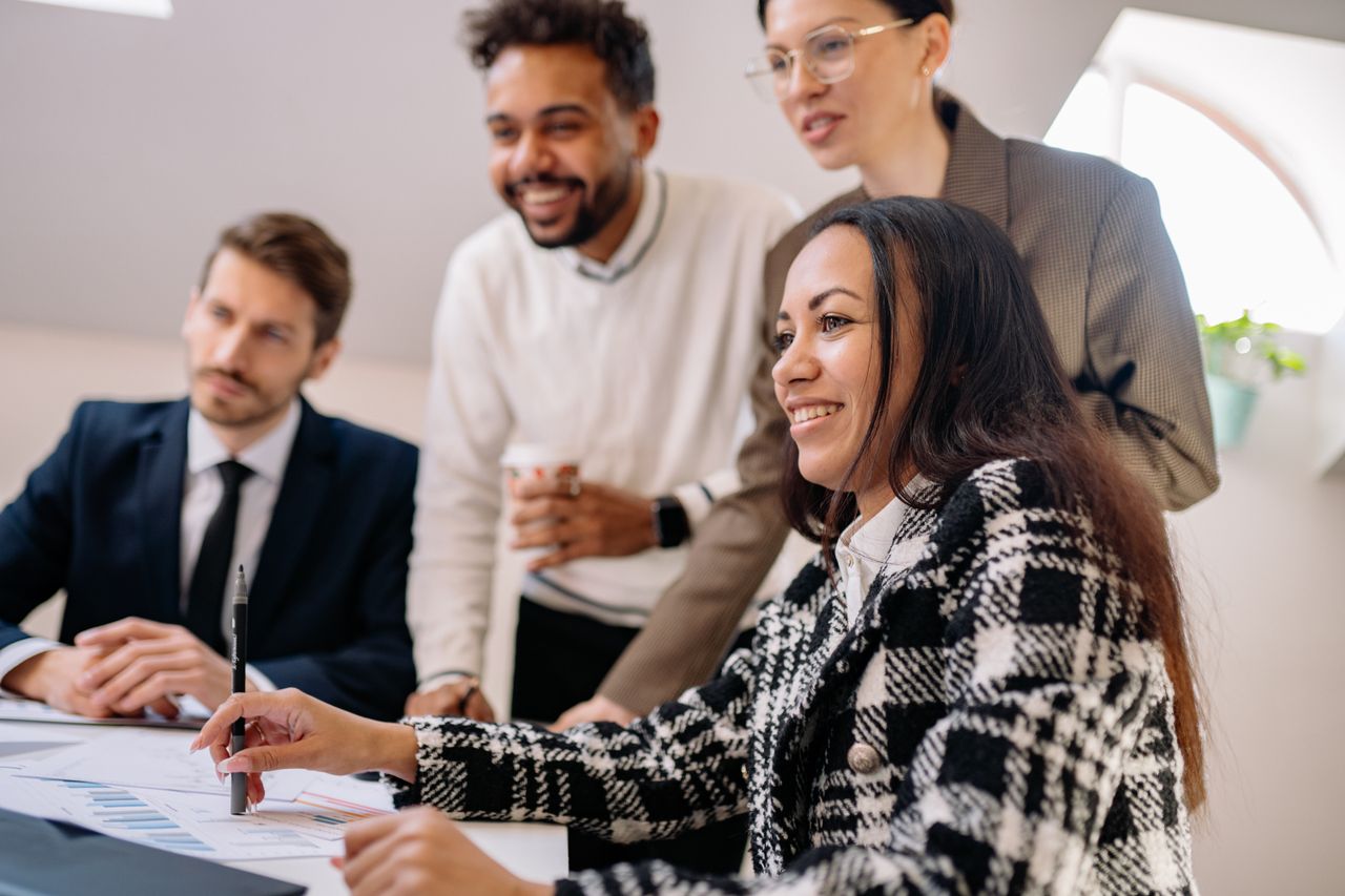 Menschen im Partnerprogramm